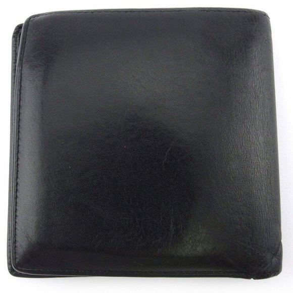 Authentic used Cartier two-fold wallet Pasha leather - Picture 2 of 8